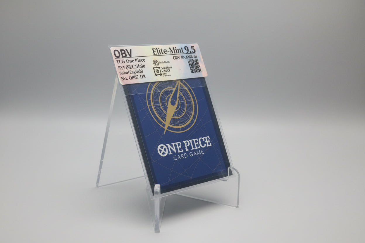 Sabo | One Piece Card Game – Super Rare Holo (OP07-118) -
OBVElite Mint 9.5