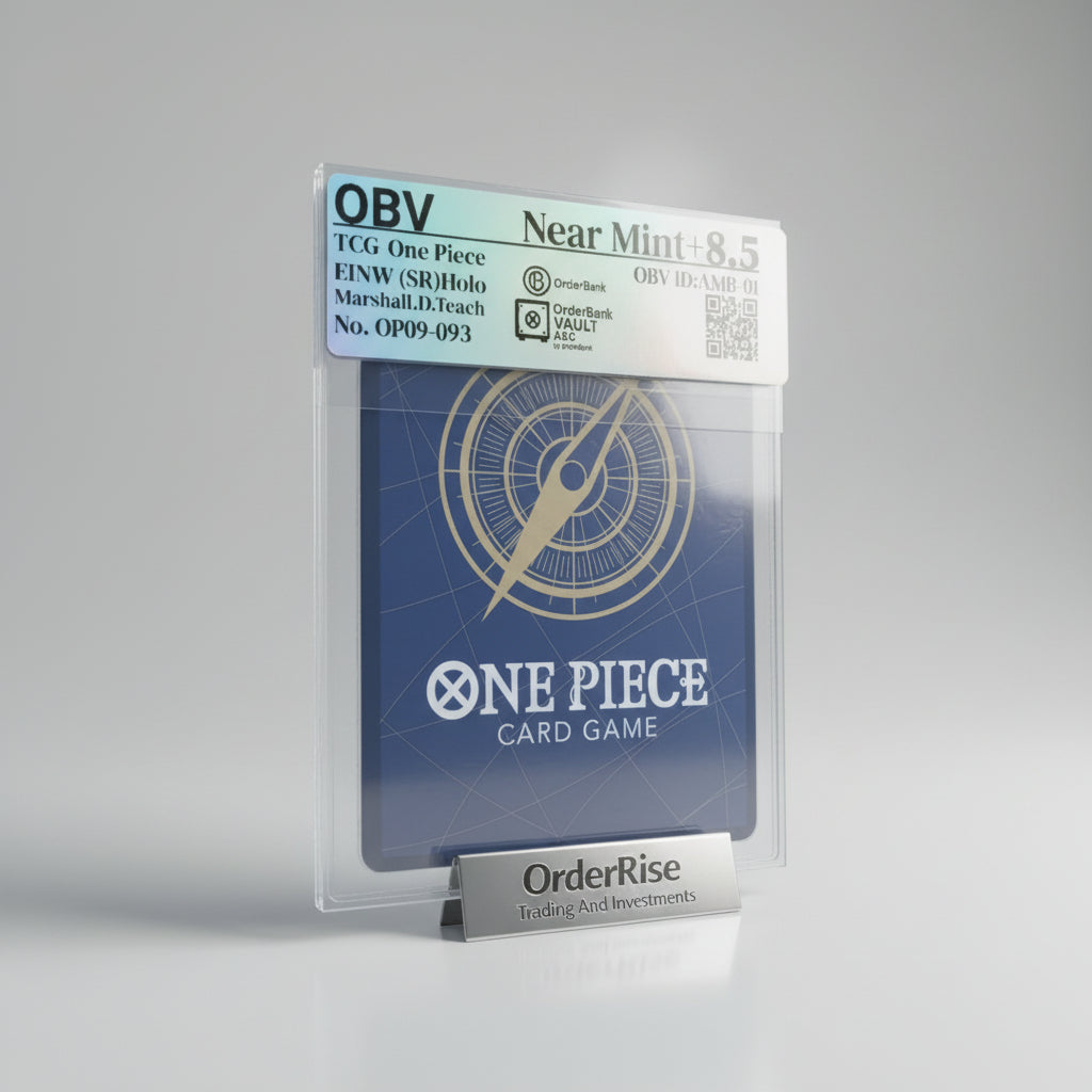 OBV Near Mint+ 8.5 - Marshall D. Teach (Blackbeard) | One Piece Card Game – SR Holo (OP09-093)