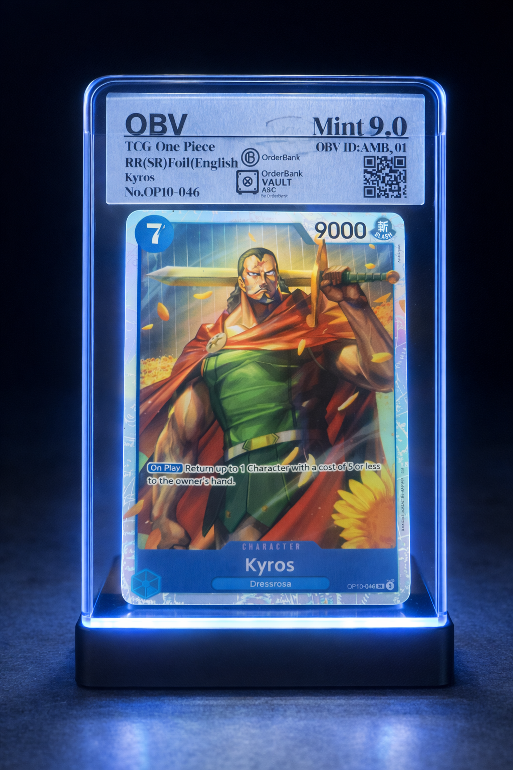 OBV Vault A&C Graded Card – Kyros (OP10-046)