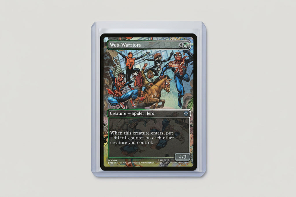 OBV Excellent 7.0 – Magic: The Gathering “Web Warriors” (Borderless Foil)