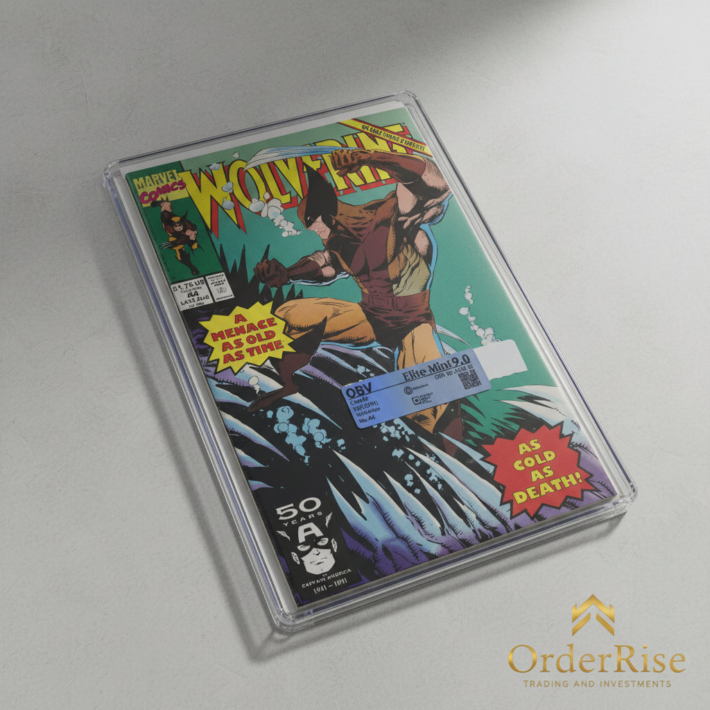 OBV Elite-Mint 9.0 – Wolverine #44 (1991) — “A Menace as Old as Time / As Cold as Death!”