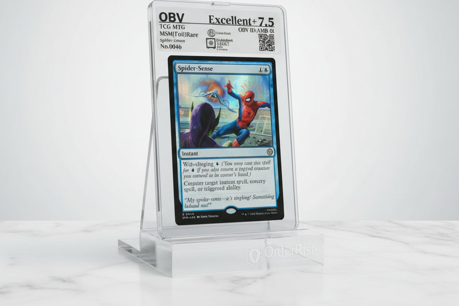 OBV Excellent+ 7.5 – Magic: The Gathering “Spider-Sense” (Marvel Foil Rare)