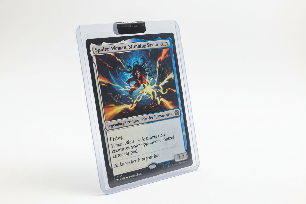OBV Elite-Mint 9.0 – Magic: The Gathering Spider-Woman (Holo Rare)