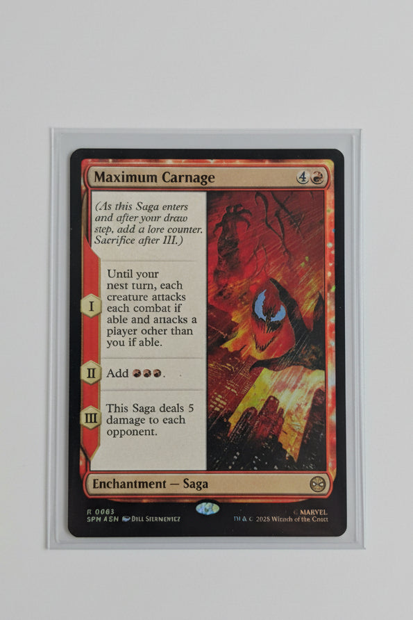 Maximum Carnage OBV Near-Mint 8.0