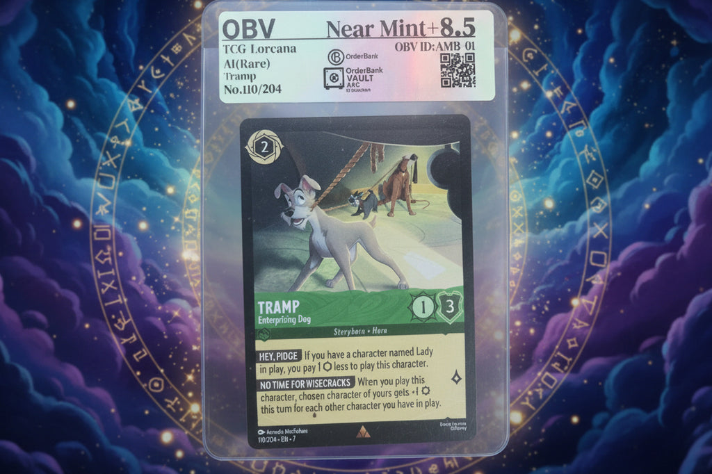 OBV Near Mint+ 8.5 — Tramp (Rare), TCG Lorcana