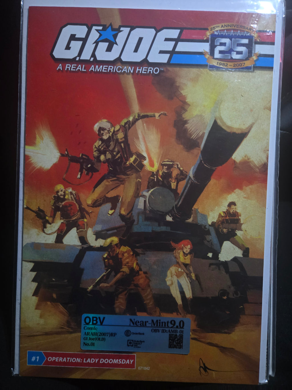 OBV Near-Mint 9.0 – G.I. Joe: A Real American Hero #1 (2007) — Operation: Lady Doomsday