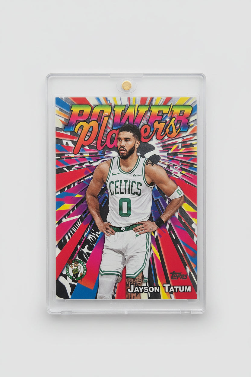 Jayson Tatum — Power Players [Holo Foil] (PP-5) | OBV Certified Mint 9.0