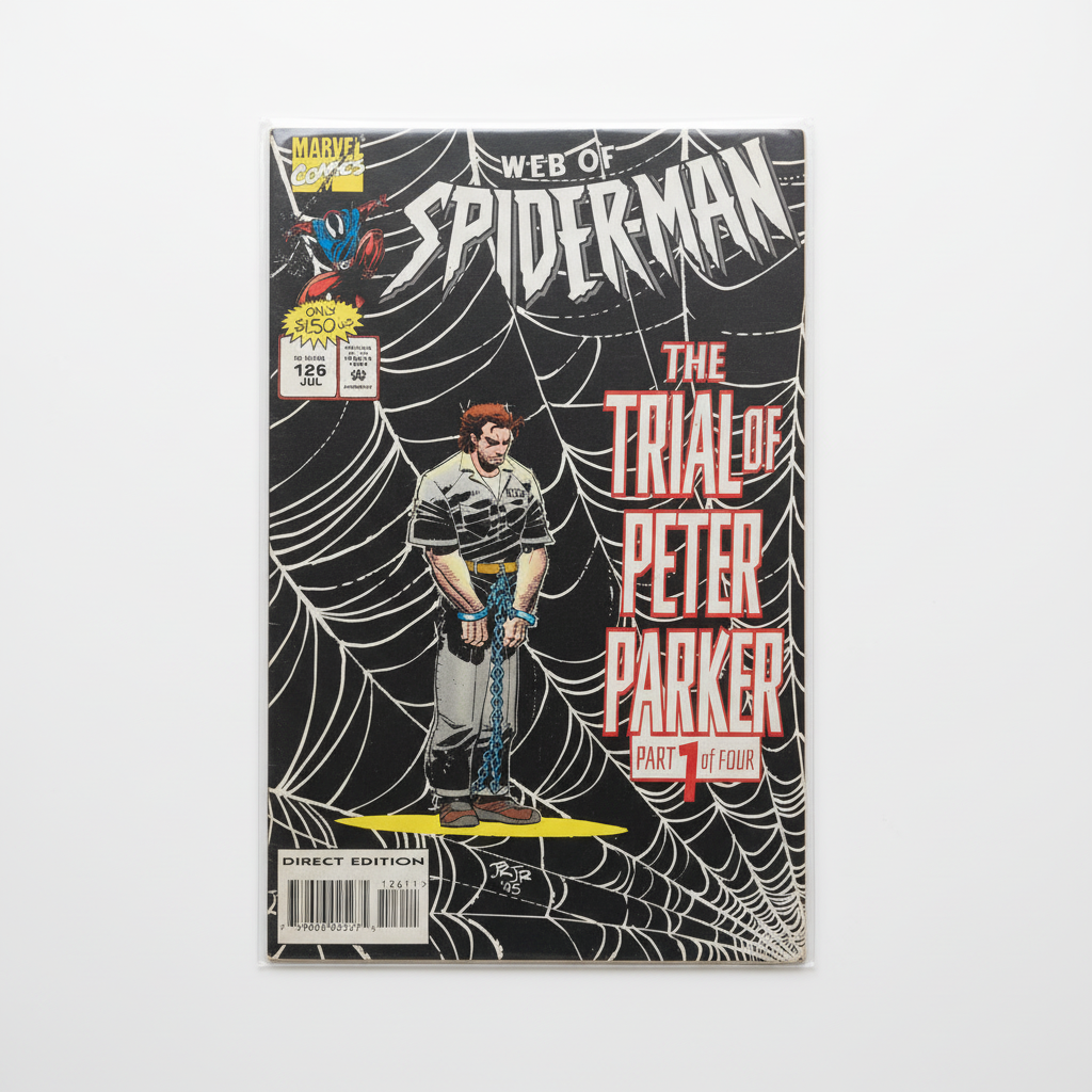 OBV Near-Mint 9.0 – Web of Spider-Man #126 (1995) — “The Trial of Peter Parker” Part 1